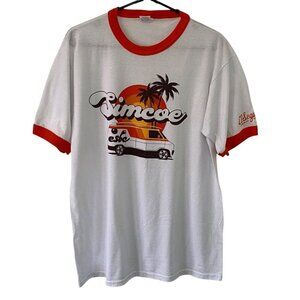 El Segundo Brewing Co Simcoe IPA T Shirt Mens Size L Ringer Style Short Sleeve